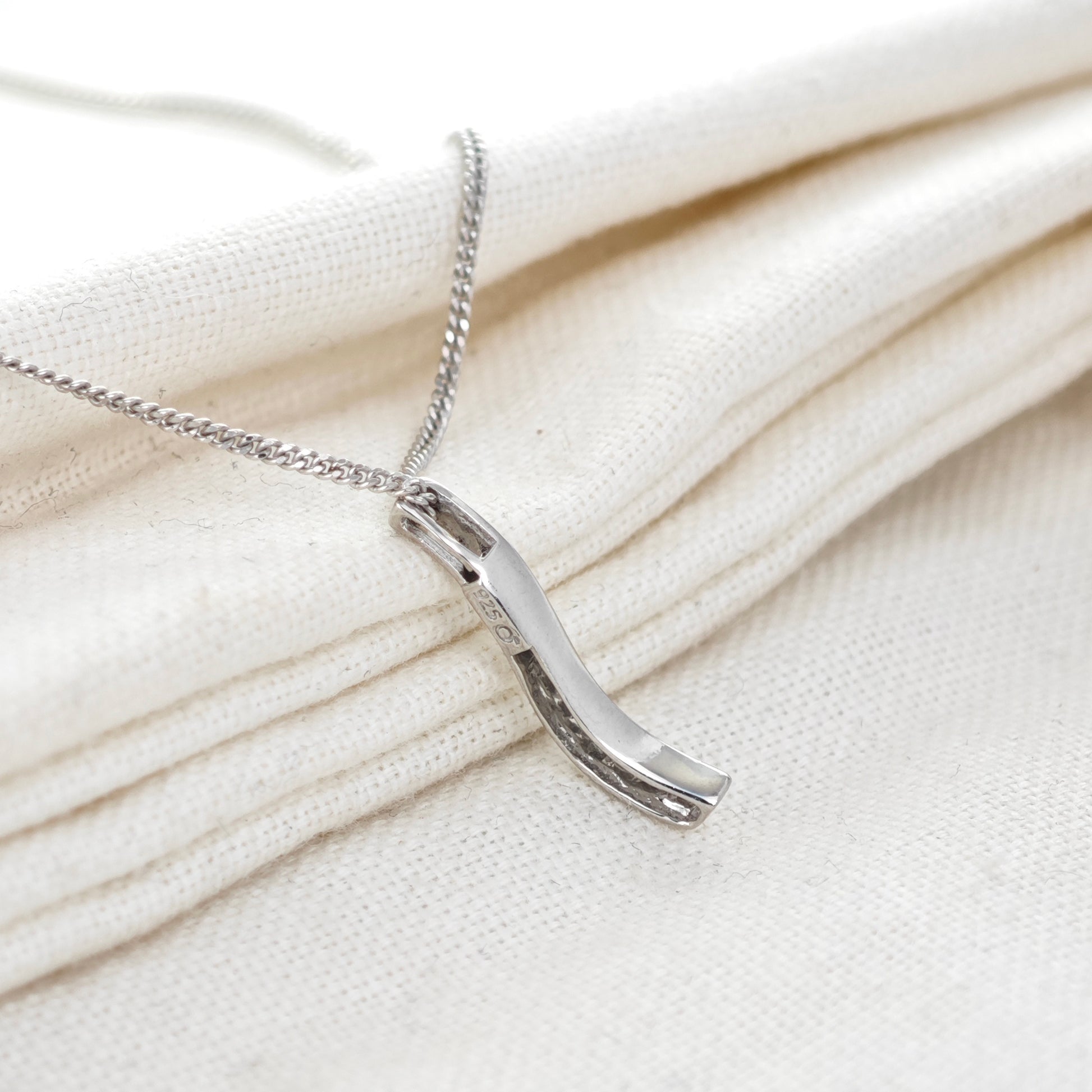 Necklace in Sterling Silver – Handcrafted Natural Gemstone