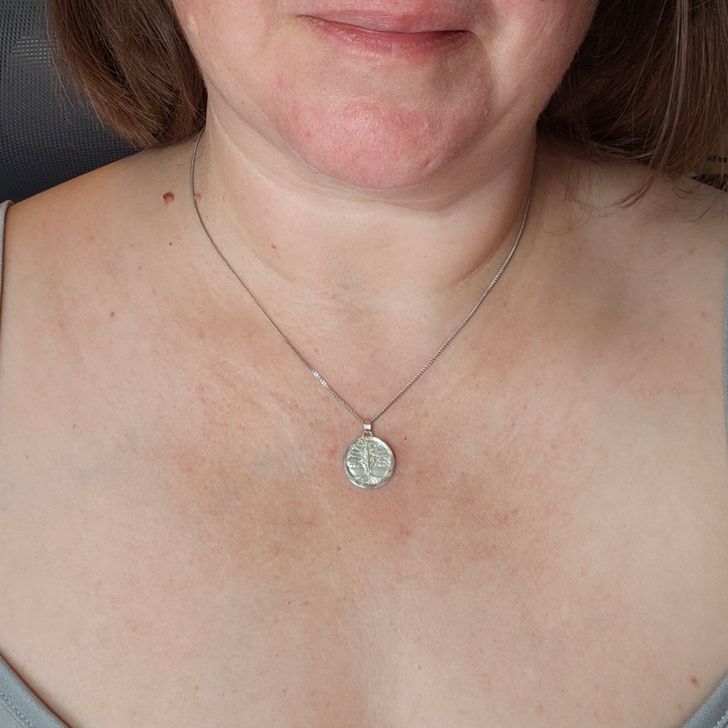 Sterling Silver Family Tree Necklace