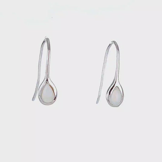 Dangle Opal Earrings