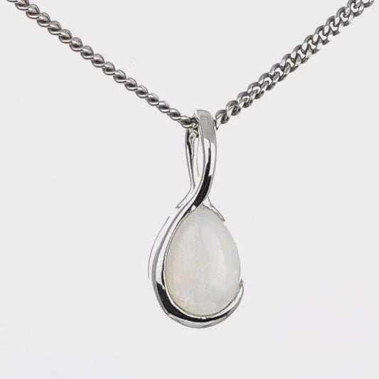 Opal Necklace Eternity Loop
