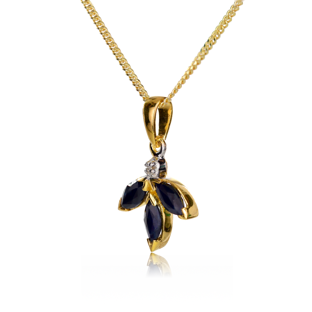 Sapphire Necklace in Sterling Silver – Presented in Gift-Ready Packaging