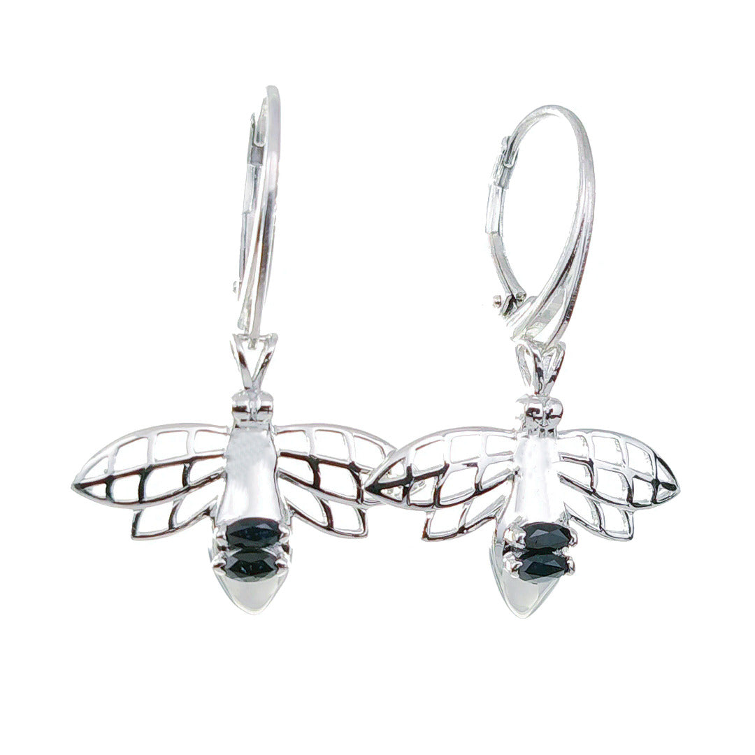 Sapphire Earrings in Sterling Silver – Presented in Gift-Ready Packaging