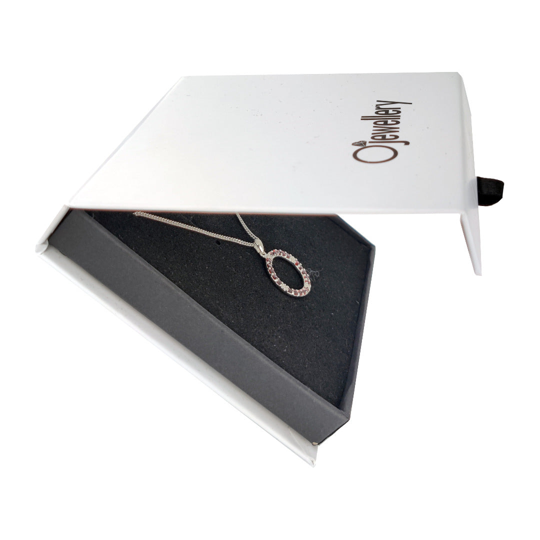 Garnet Jewellery in Sterling Silver – Handcrafted Natural Gemstone
