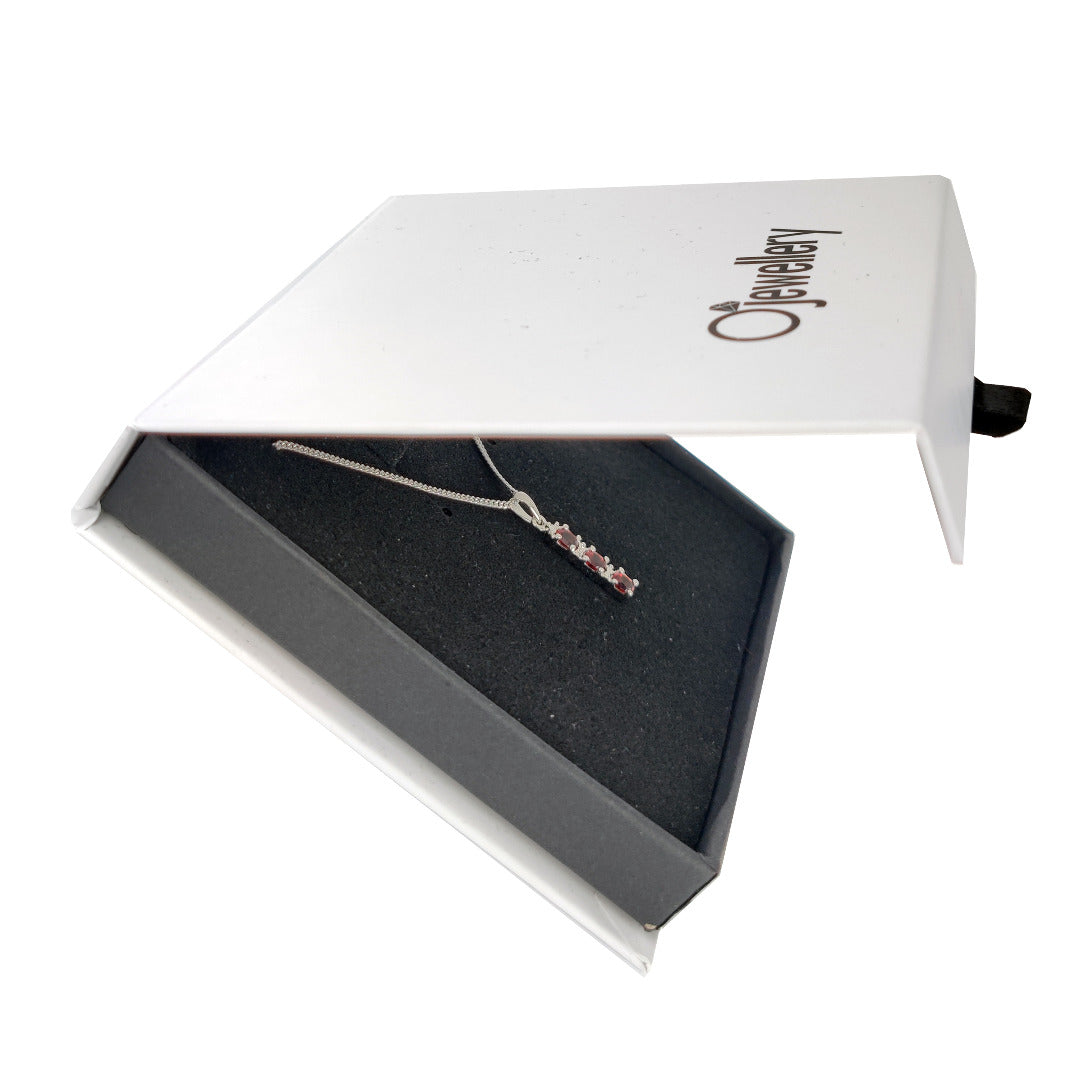 Garnet Jewellery in Sterling Silver – Perfect Gift for Her