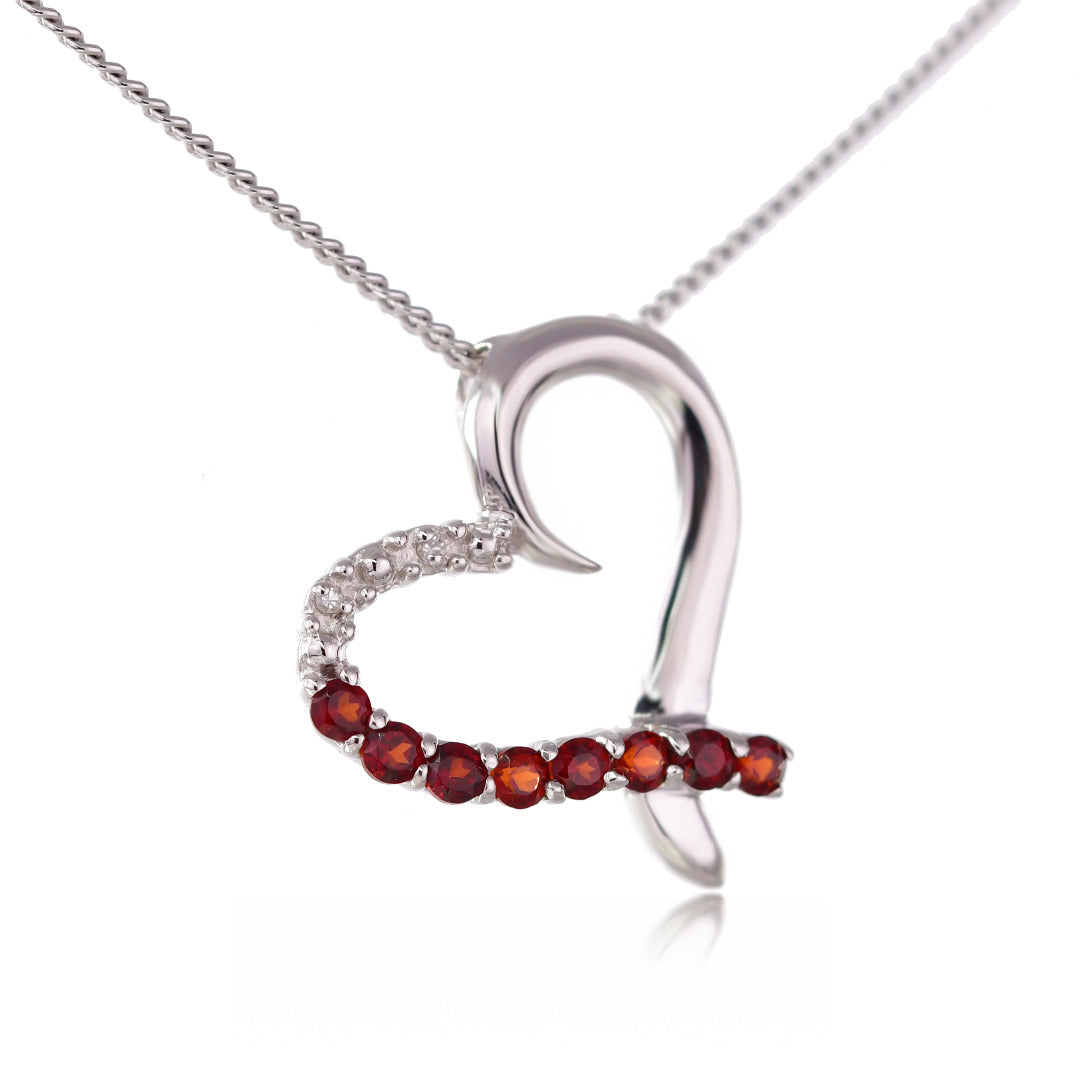 Garnet Jewellery in Sterling Silver – Perfect Gift for Her