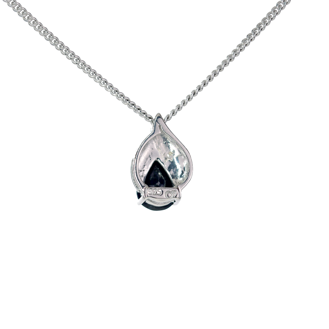 Sapphire Necklace in Sterling Silver – Perfect Gift for Her