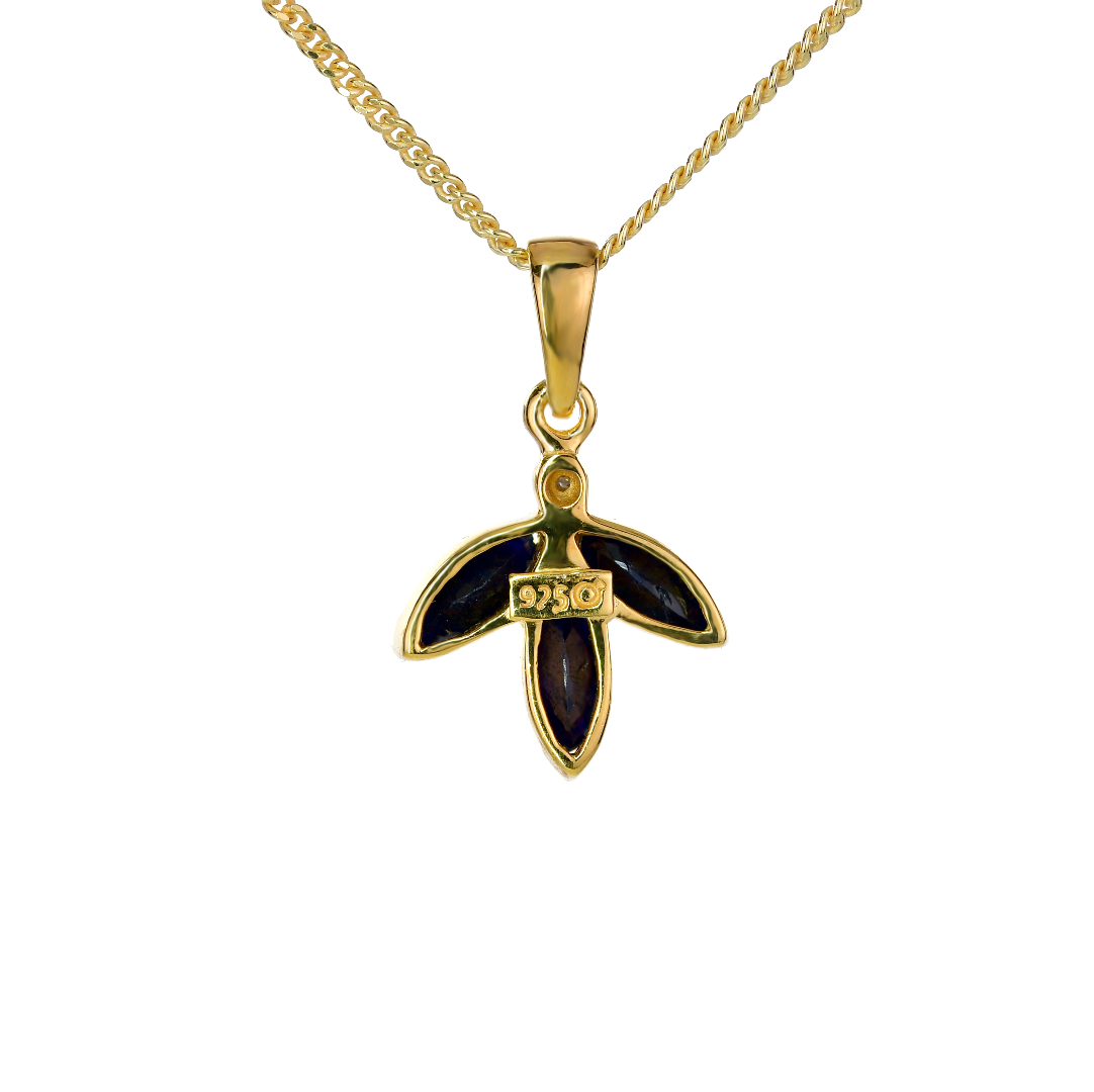 Sapphire Necklace in Sterling Silver – Perfect Gift for Her
