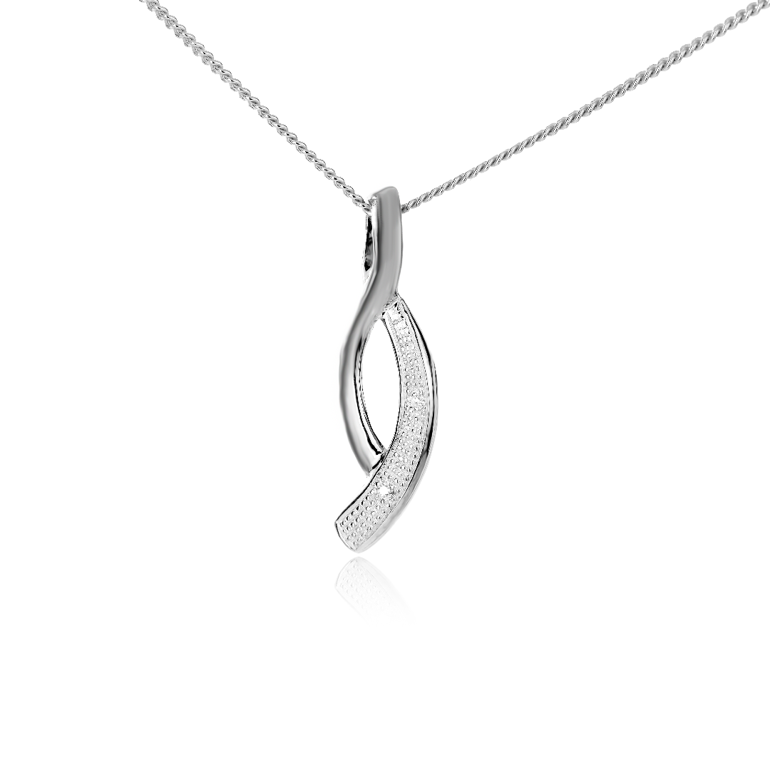 Necklace in Sterling Silver – Handcrafted Natural Gemstone