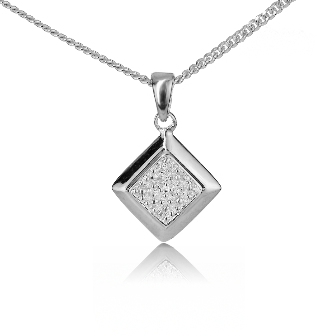 ojewellery silver diamond necklace womens designed in the UK