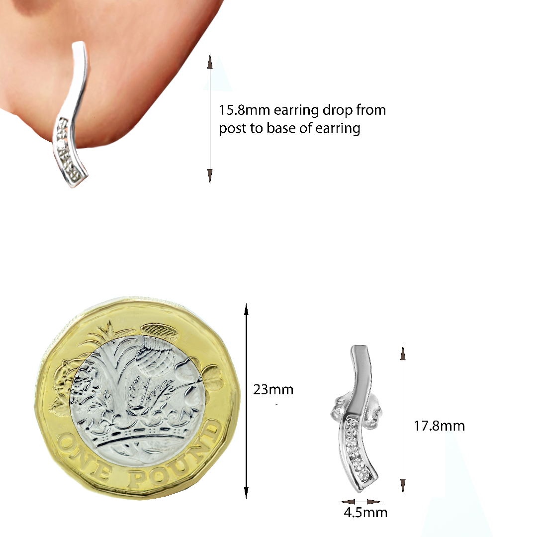 Earrings in Sterling Silver – Perfect Gift for Her