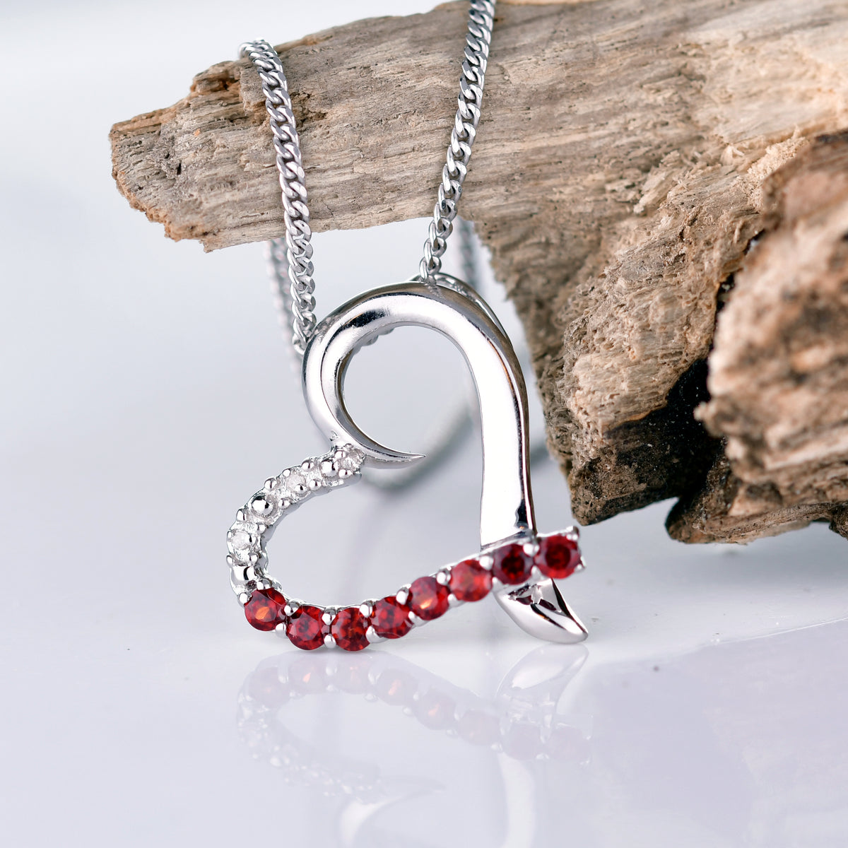 Garnet Jewellery in Sterling Silver – Handcrafted Natural Gemstone